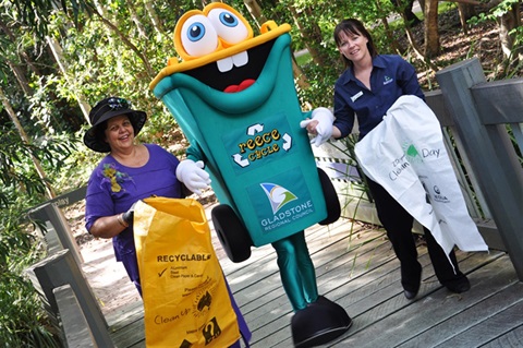 Smarty bin mascot
